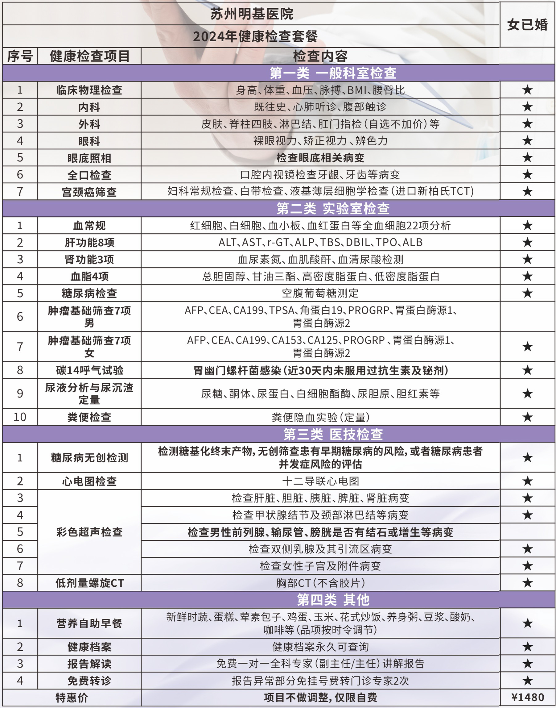 基础套餐C（女已婚）